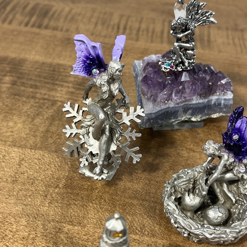 CCI Comstock Creations‎ Lot Of Pewter Fairy Fantasy Figures Figurines - Picture 4 of 16